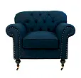 Классическое кресло Kavita Dark Blue №0 в Москве