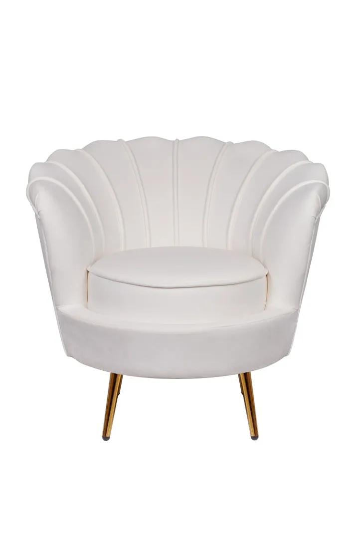 стильное Кресло ракушка Pearl Beige