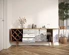 Комод "Бербер (Berber)" удлиненный с бутылочницей арт BB15/Print_51 №1