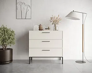 купить красивый Комод с тремя ящиками "Николь (Nicole)" NLN12 в интернет-магазине