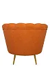 Низкое кресло ракушка Pearl Orange Boucle №3 в Москве