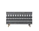 Комод "Бербер (Berber)" три дверки 19 принт арт BB01/Print_19 №2