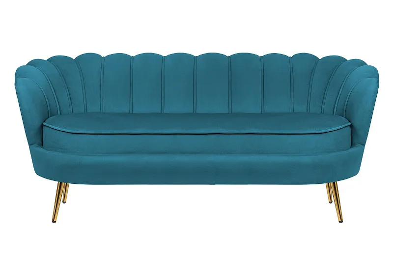 Диван ракушка для гостиниц Pearl Triple Marine Velvet в Москве Диван ракушка для гостиниц Pearl Triple Marine Velvet