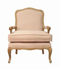 Мягкое полукресло с подлокотниками Nitro Beige Velvet