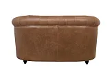 Кожаный диван лофт Karo Brown leather 2S №3 в Москве