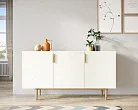 Комод с тремя дверками "Лайн (Line)" LN02/GR1/beige №4