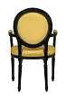 Мягкий стул с подлокотниками Delo Kora Arm Yellow №3 в Москве