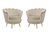 Комплект кресел ракушка Pearl Taupe №1