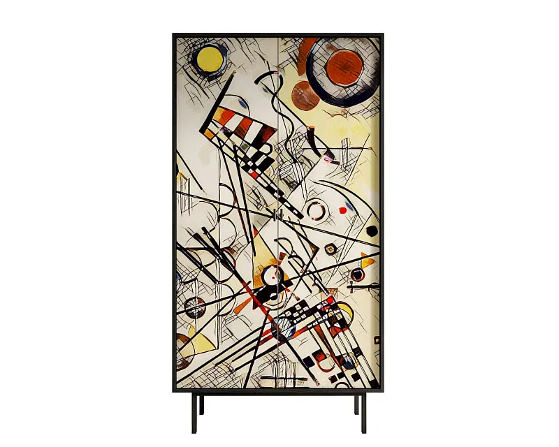 Шкаф двухдверный "Эмерсон (Emerson)" by Kandinsky арт EM091/Print_01