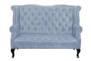 Кожаный дизайнерский диван лофт Royal Sofa Grey