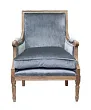 Классическое кресло Coolman Grey Velvet №0 в Москве