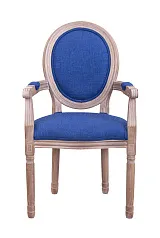 красивый Мягкий стул с подлокотниками Volker Arm Original Blue