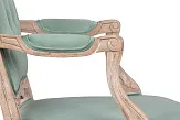 Мягкий стул с подлокотниками Mones Green №5