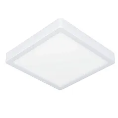 красивые 900647 Накладной светильник FUEVA 5, 17W (LED), 3000K, IP44, L210, B210, H28, сталь, белый / пластик, белый
