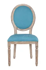 Стул с круглой спинкой Volker Oak Light Blue