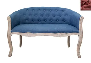 Диван французский стиль Kandy Double Blue красный на заказ