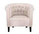 Низкое кресло Swaun Beige Velvet №0 в Москве