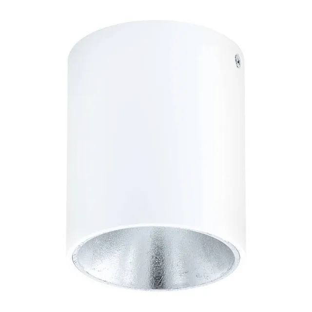 94504 Светодиодный потолочный светильник POLASSO, 1х3,3W (LED), ?100, белый, серебряный