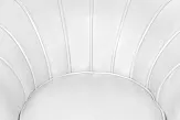 Низкое кресло ракушка Pearl White №5 в Москве