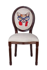 фото Стул Volker Bulldog Print в интерьере