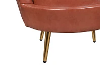 красивые Низкое кресло ракушка Pearl Brown на заказ