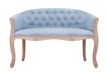 фото Дизайнерский двухместный диван Kandy Double Light Blue в интерьере