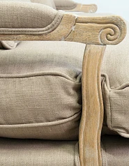 купить стильный Прямой диван модерн Yareli Brown голубой