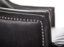 купить красивое Кожаное кресло каминное Chester Black Leather