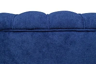 Низкое кресло ракушка Pearl синий