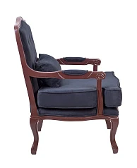 стильное Мягкое полукресло с подлокотниками Nitro Black Syrup