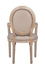 фото Мягкий стул с подлокотниками Volker Arm Orange Pinstripe в интерьере
