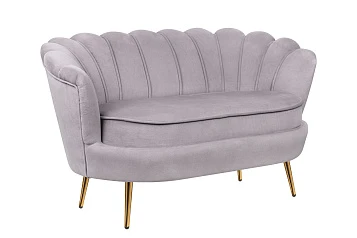 Диван ракушка Pearl Double Grey