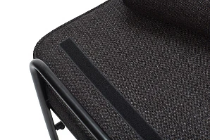 БАНКЕТКА HUBSCH, ТКАНЬ / МЕТАЛЛ, ЧЕРНЫЙ на заказ в интернет-магазине