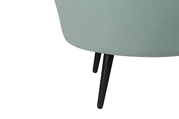 купить Диван ракушка Pearl Double Green на черных ножках