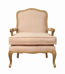 Мягкое полукресло с подлокотниками Nitro Beige Velvet на заказ в интернет-магазине
