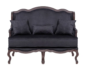 купить стильный Двухместный дизайнерский диван Brody Double Black