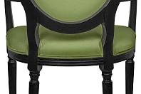 заказать Мягкий стул с подлокотниками Delo Kora Arm Green в интернет-магазине