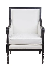 Классическое кресло Colin White Leather