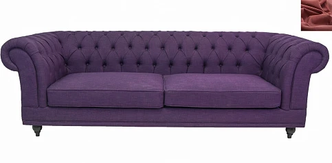 Диван мягкий арт-деко Neylan Purple красный на заказ