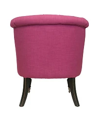 Низкое кресло каминное Aviana розовое на заказ
