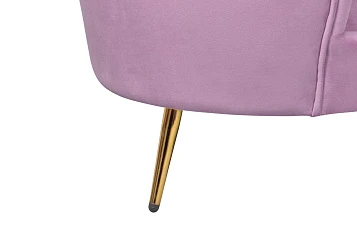 Диван ракушка Pearl Triple Pink в интерьере