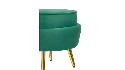 купить Кресло с пуфом ракушка Pearl Green V2