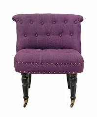 фото Низкое кресло Aviana Purple в интерьере