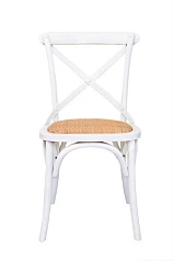 стильный Стул ретро Cross Back White на заказ