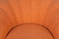 фото Низкое кресло Pearl Orange Boucle