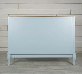 купить Комод "Leontina Blue" (3 ящика и 3 двери) арт ST9344B