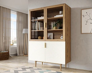 Буфет с двумя дверками "Line" LN11/GR1/beige на заказ