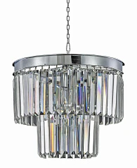 красивые Люстра Odeon 2 Rings Chrome
