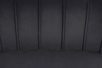 Дизайнерский диван Pearl Double Black на черных ножках в интернет-магазине