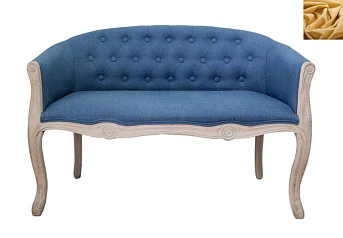 фото Диван французский стиль Kandy Double Blue цвет желтый